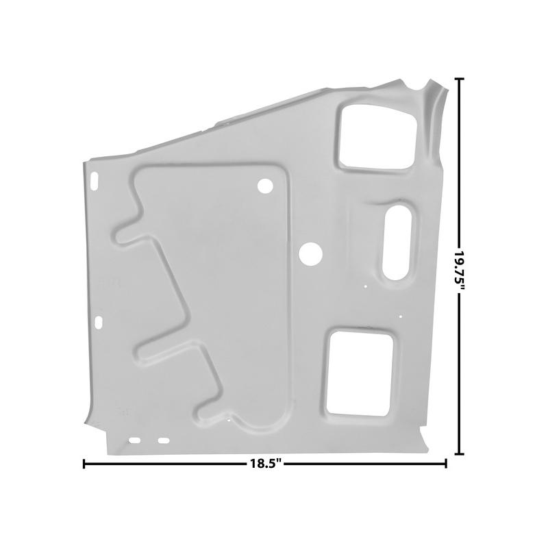 GLA3648YWT Passenger Side Floor Kick Pillar